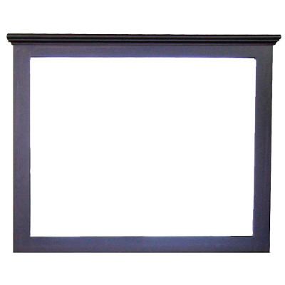 Mako Solid Wood Furniture Symphony 2900-50 Mirror (Chocolate) IMAGE 1