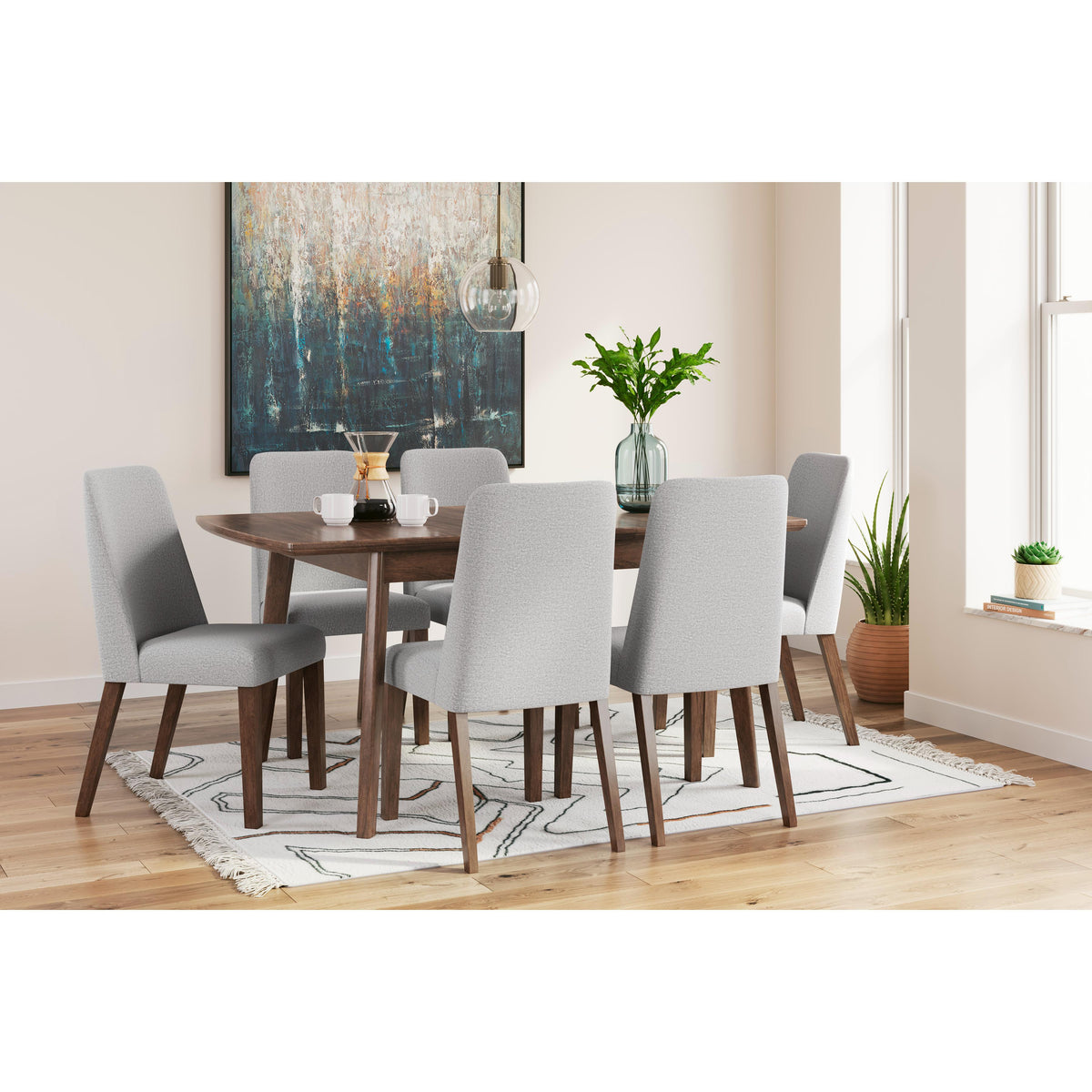Signature Design by Ashley Lyncott D615 7 pc Dining Set IMAGE 1