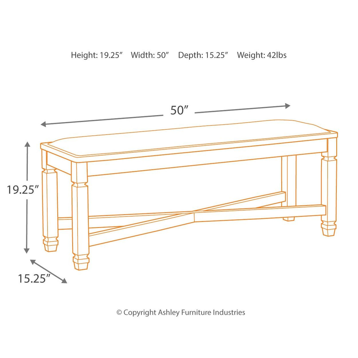 Signature Design by Ashley Tyler Creek D736D11 6 pc Dining Set IMAGE 7