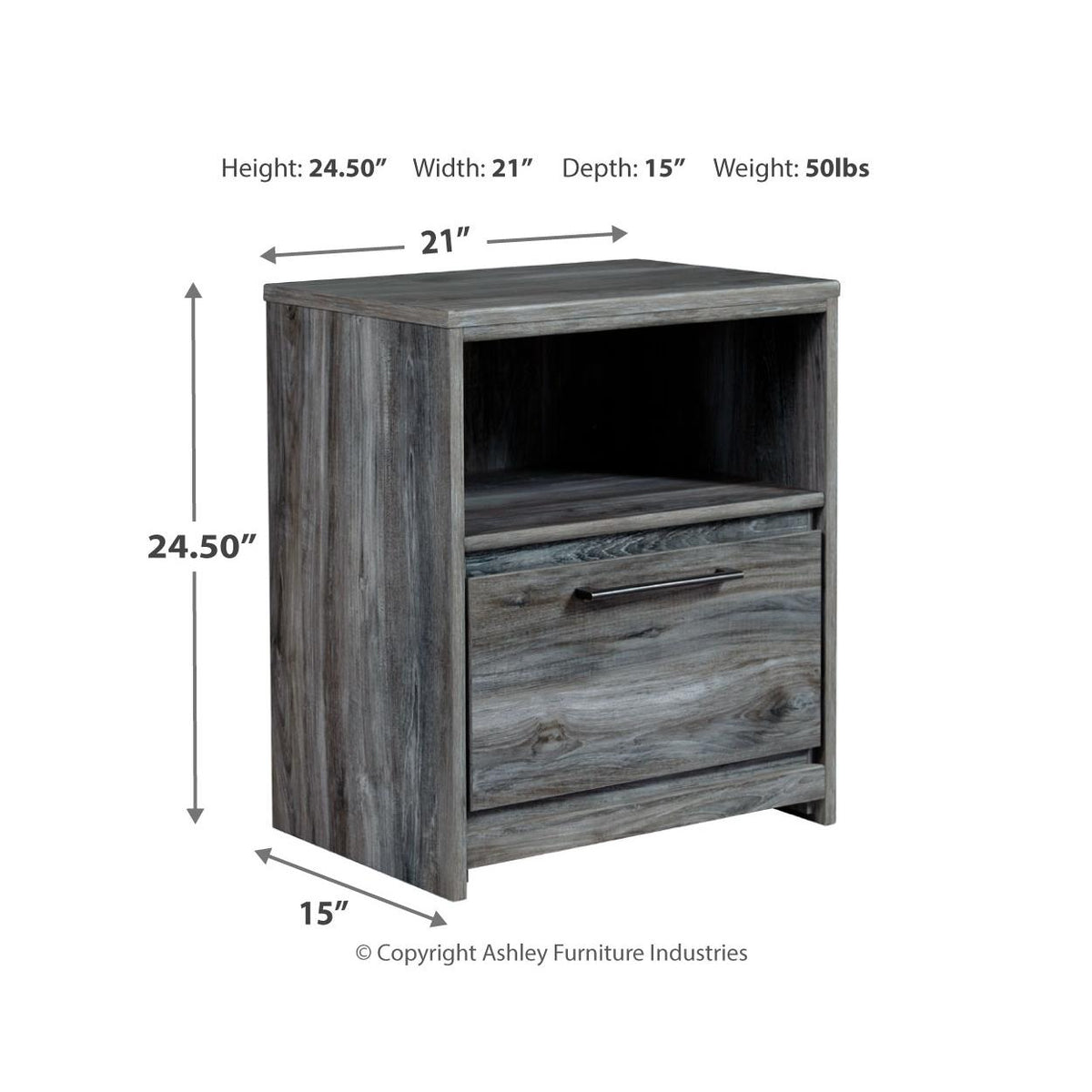 Signature Design by Ashley Baystorm B221B61 5 pc Twin Panel Bedroom Set IMAGE 10