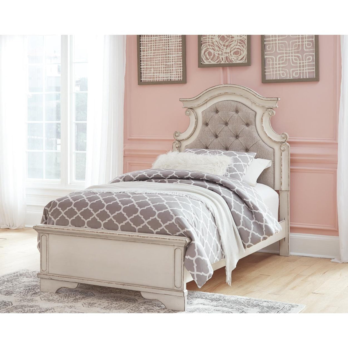 Signature Design by Ashley Realyn B743B44 7 pc Twin Panel Bedroom Set IMAGE 13