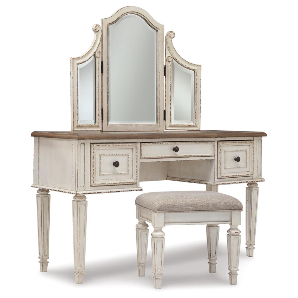 Signature Design by Ashley Realyn B743B27 7 pc Full Panel Bedroom Set IMAGE 4