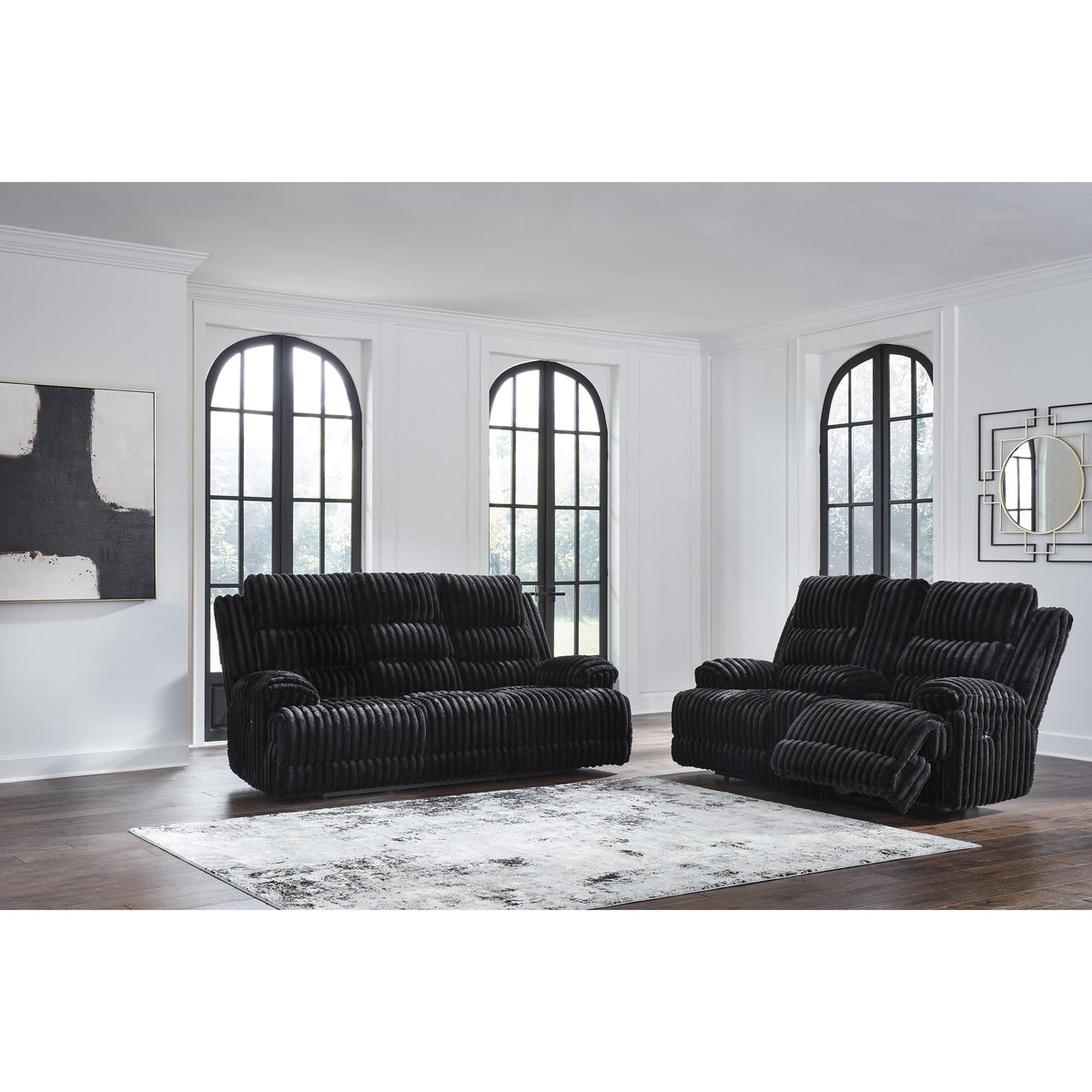 Signature Design by Ashley Rhine Falls PC42805 2 pc Power Reclining Living Room Set IMAGE 2