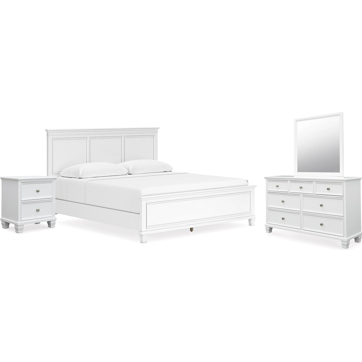 Signature Design by Ashley Fortman B680B17 6 pc King Panel Bedroom Set IMAGE 1