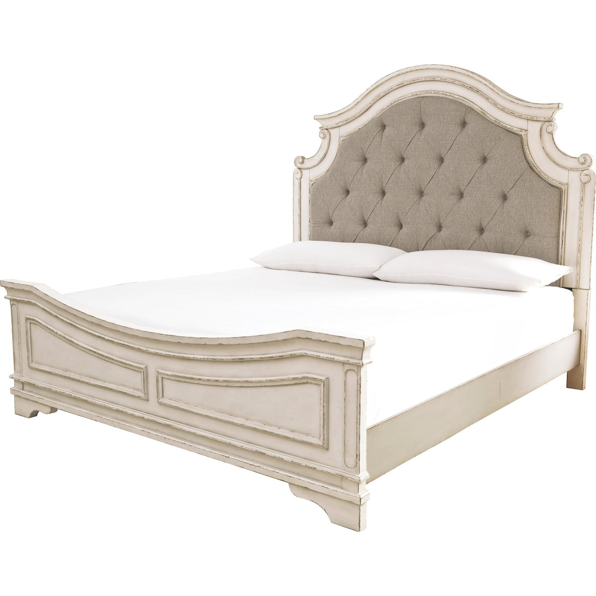 Signature Design by Ashley Realyn B743B48 8 pc King Upholstered Panel Bedroom Set IMAGE 2
