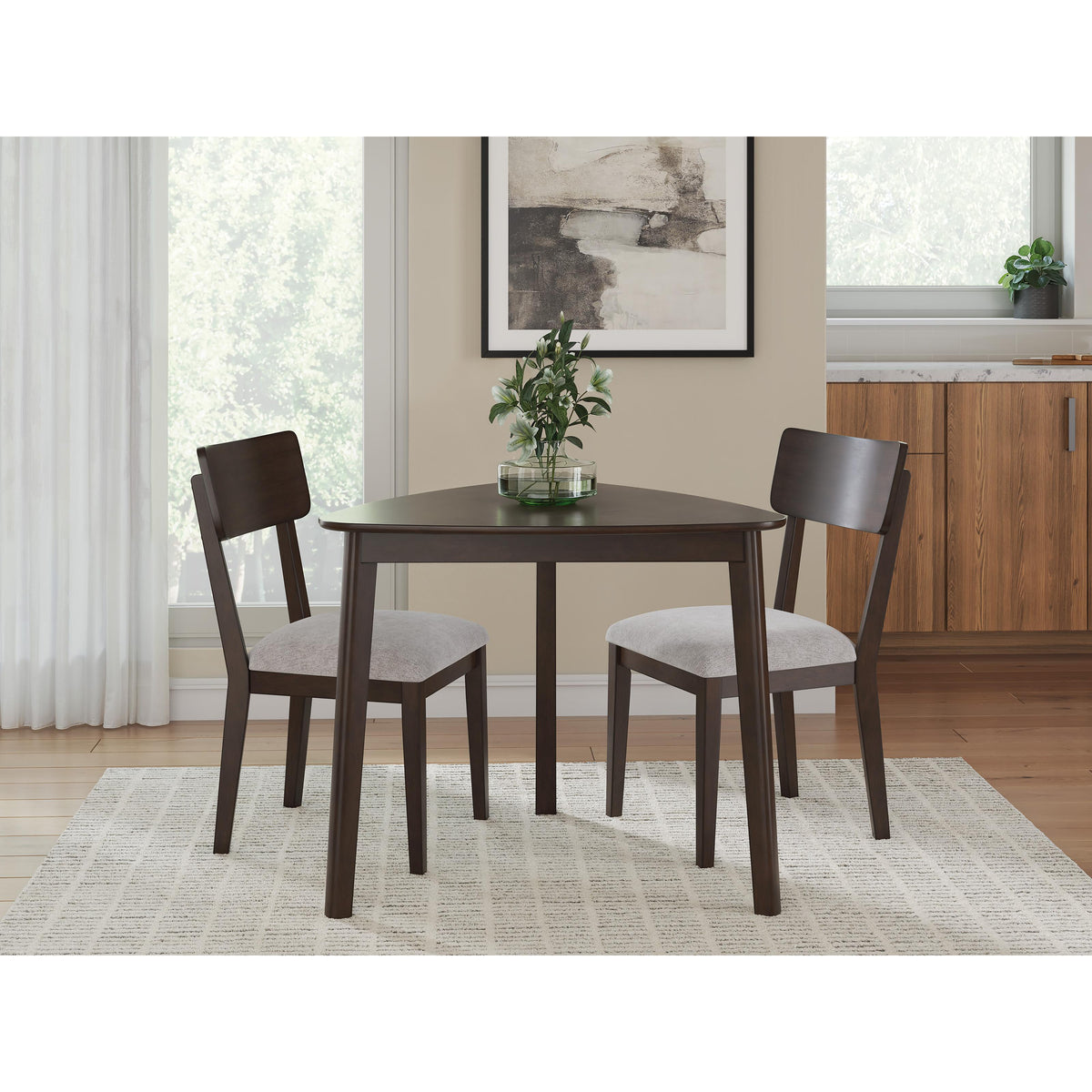 Signature Design by Ashley Mallenette PCD607 3 pc Dining Set IMAGE 1