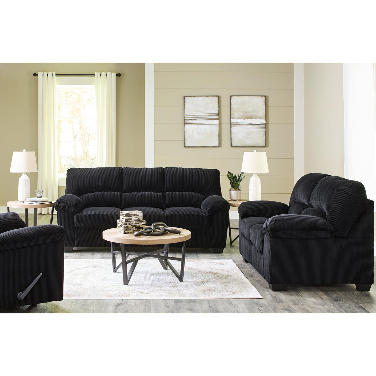 Signature Design by Ashley SimpleJoy 24204U2 3 pc Living Room Set IMAGE 2