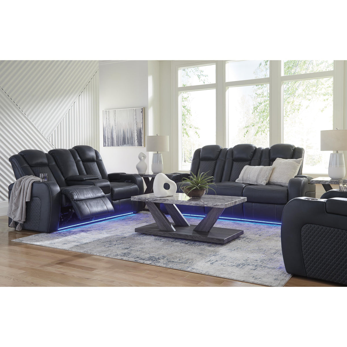 Signature Design by Ashley Fyne-Dyme 36603U2 3 pc Power Reclining Living Room Set IMAGE 1