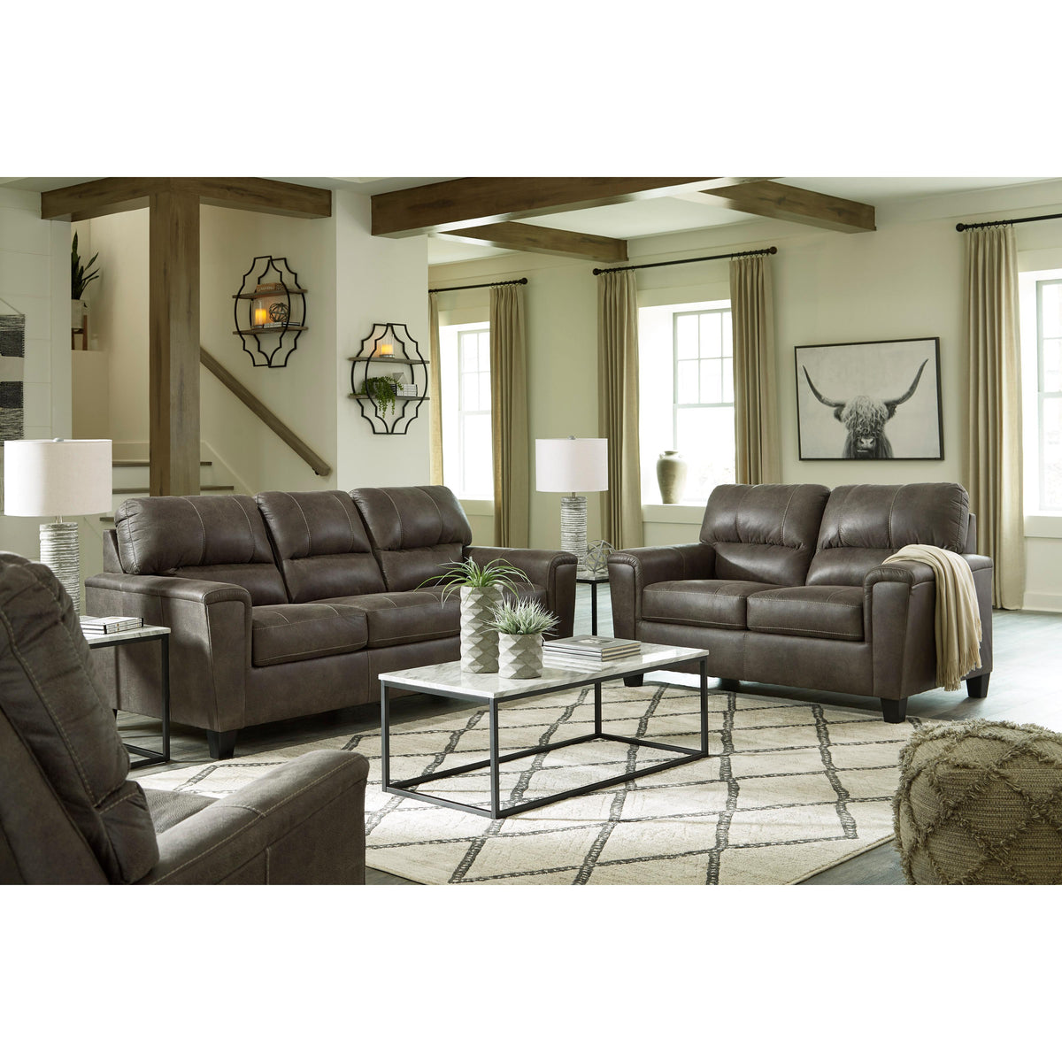 Signature Design by Ashley Navi 94002U4 3 pc Living Room Set IMAGE 1