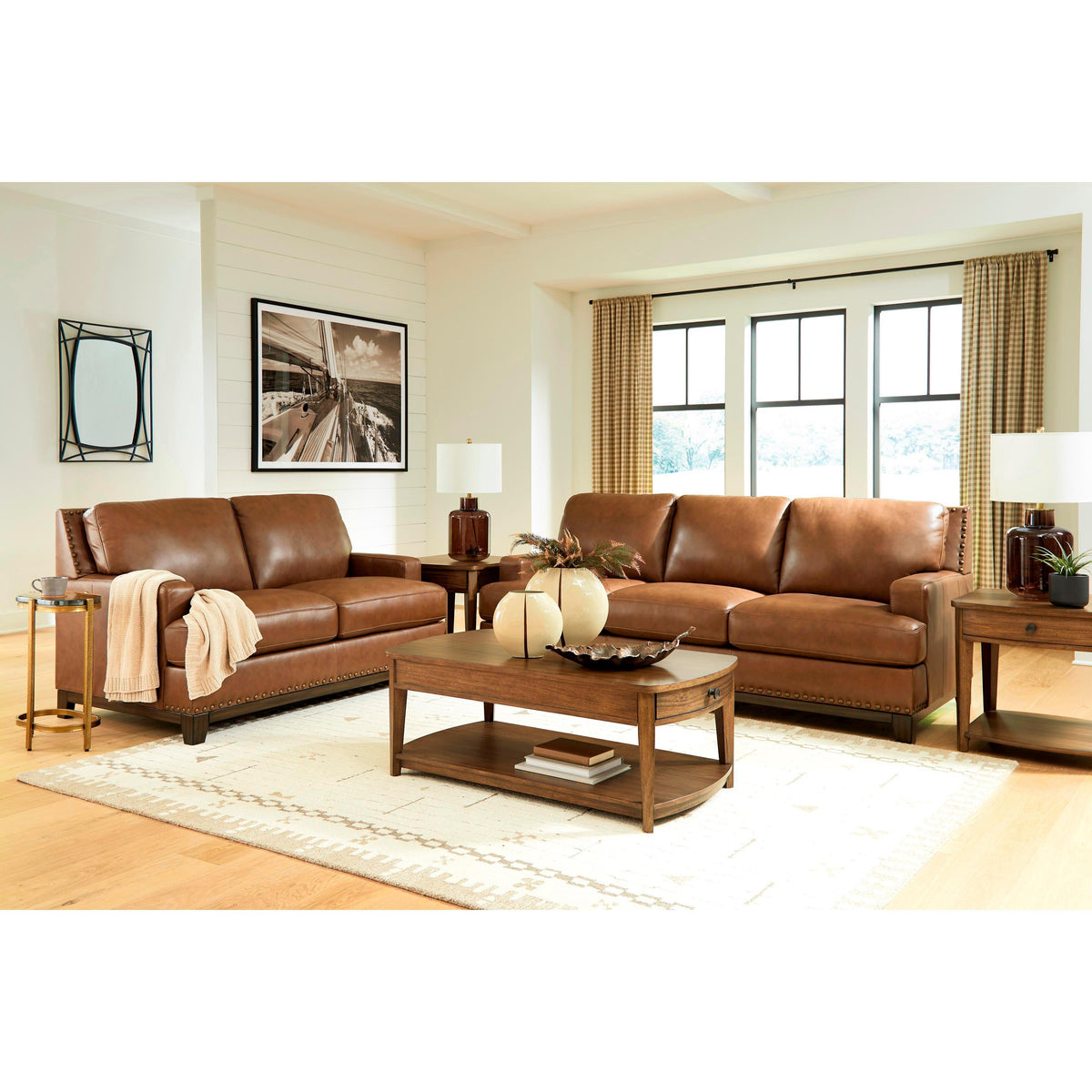 Signature Design by Ashley Saonara PC73109 2 pc Living Room Set IMAGE 1