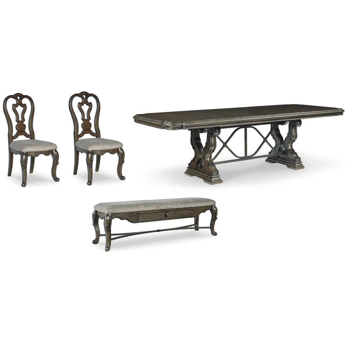 Signature Design by Ashley Maylee D947D12 4 pc Dining Set IMAGE 1