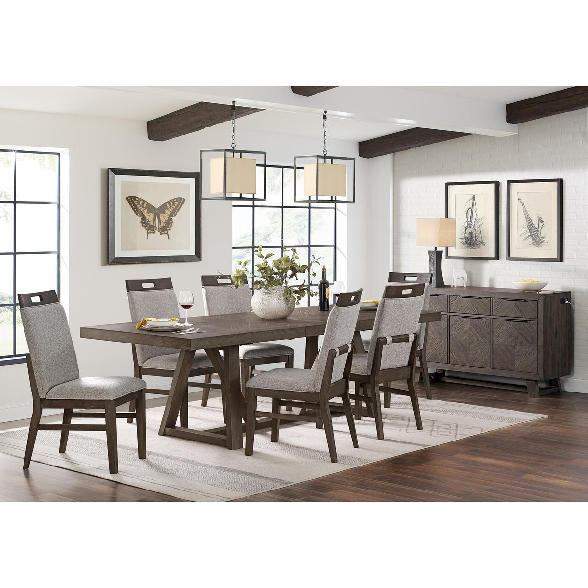 Intercon Furniture Hearst 7 pc Dining Set IMAGE 1
