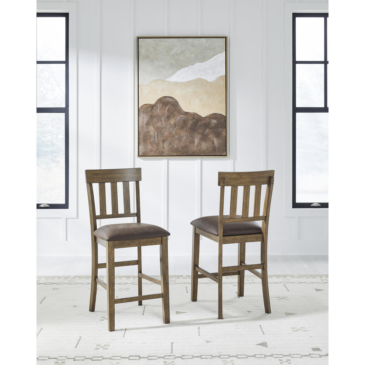 Signature Design by Ashley Urbinforte PCD592 7 pc Counter Height Dining Set IMAGE 3