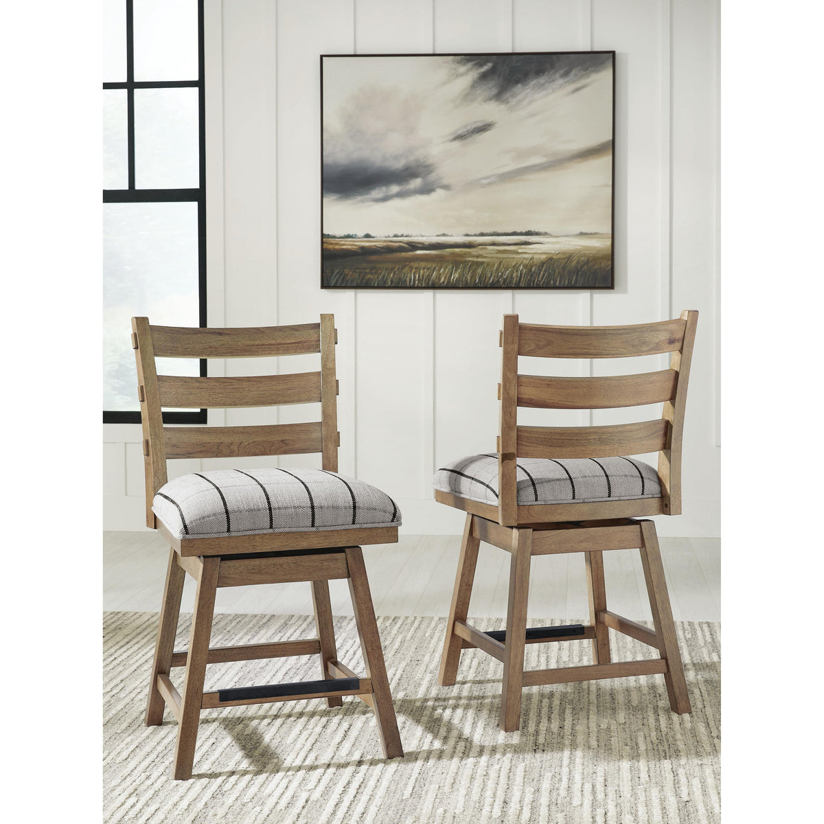 Benchcraft Ridgester D858 7 pc Counter Height Dining Set IMAGE 3