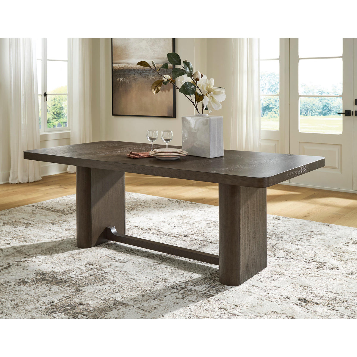 Signature Design by Ashley Radkin PCD843 10 pc Dining Set IMAGE 2