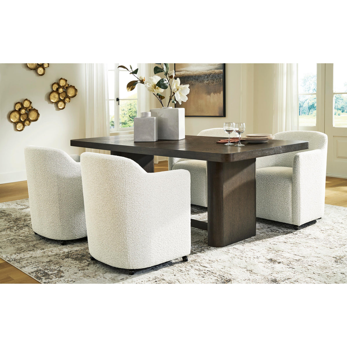 Signature Design by Ashley Radkin PCD843 5 pc Dining Set IMAGE 2