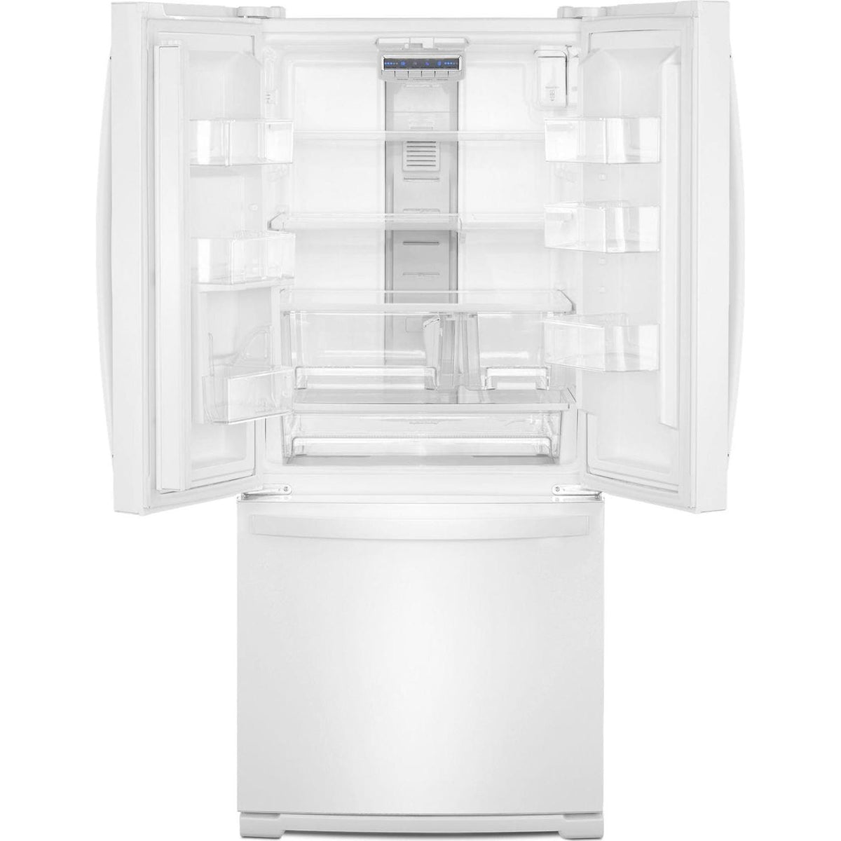 Whirlpool 30-inch, 19.68 cu.ft. Freestanding French 3-Door Refrigerator with FreshFlow™ Air Filter WRF560SFHW IMAGE 2