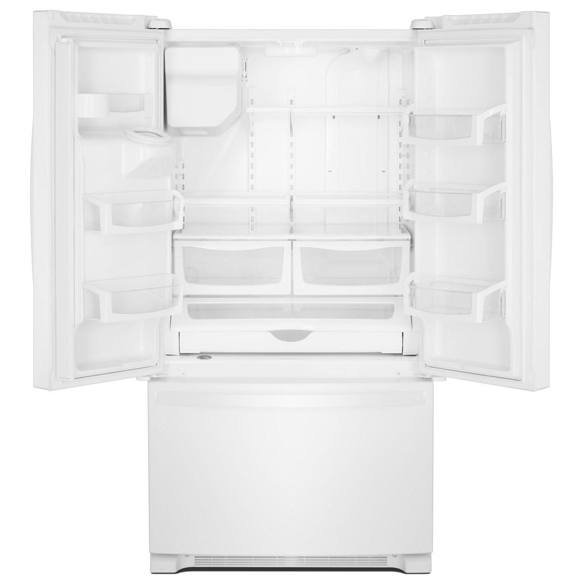 Whirlpool 36-inch, 24.7 cu. ft. French 3-Door Refrigerator with Ice and Water Dispensing System WRF555SDHW IMAGE 2