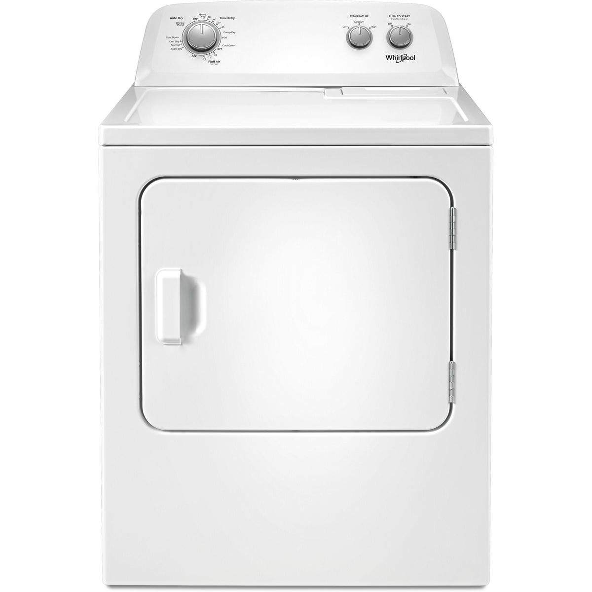 Whirlpool 7.0 cu.ft. electric Dryer with AutoDry™ Drying System YWED4850HW IMAGE 1