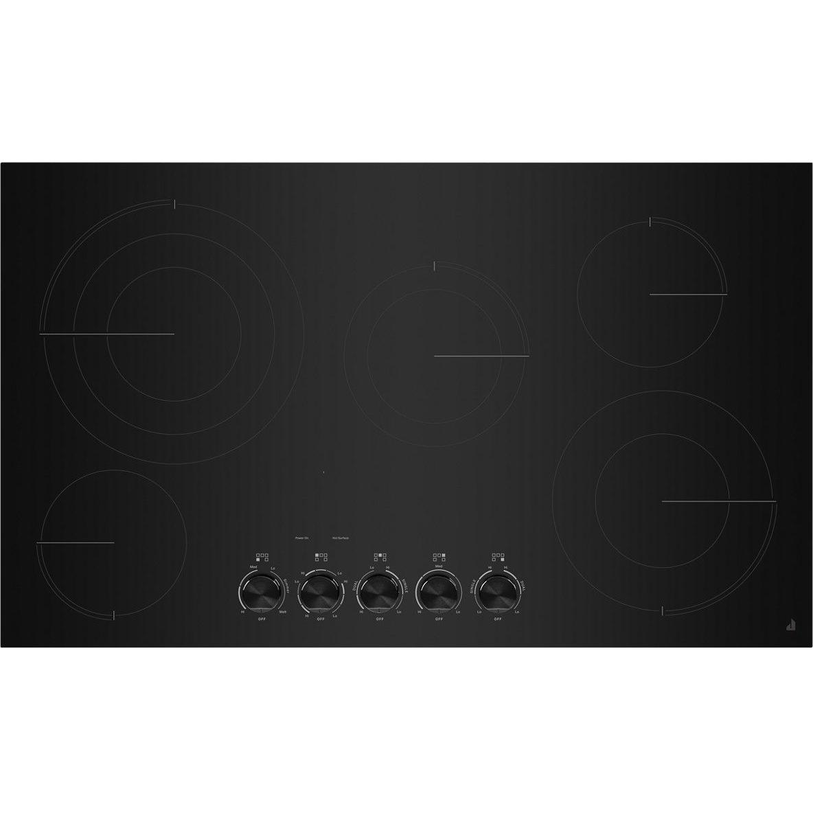 JennAir 36-inch Built-in Electric Cooktop with Dual-Choice™ Element JEC3536HB IMAGE 1