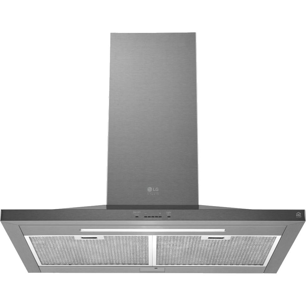 LG STUDIO Studio 36-inch Wall Mount Range Hood with Wi-Fi LSHD3680ST IMAGE 5