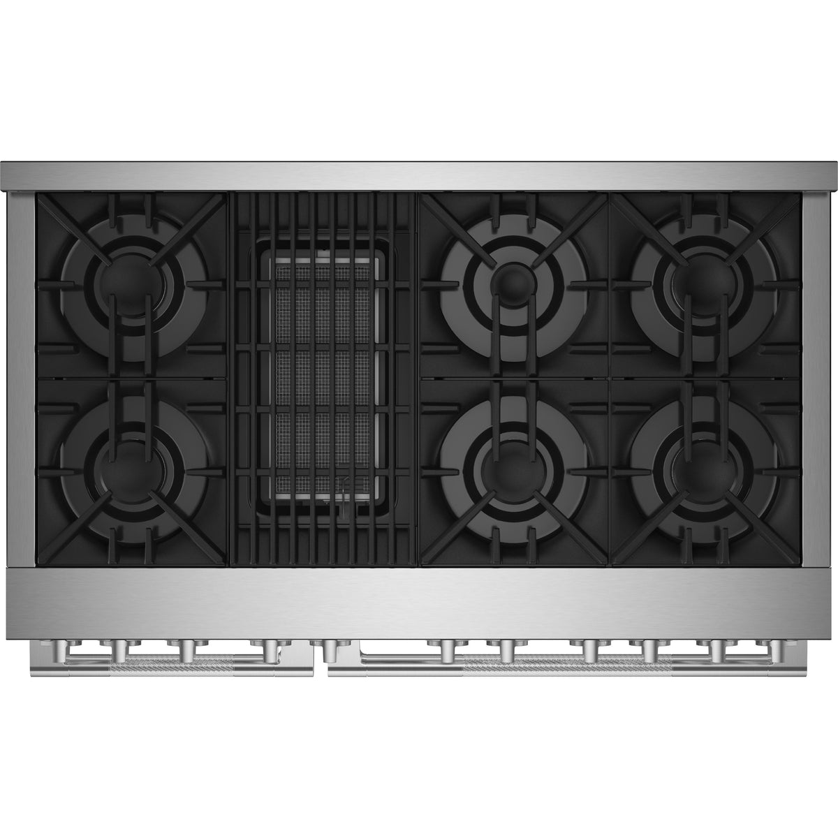 JennAir Rise 48-inch Professional-Style Gas Range with Infrared Grill JGRP648HL IMAGE 2