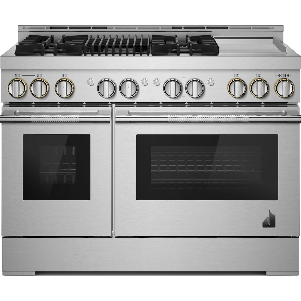 JennAir Rise 48-inch Professional-Style Gas Range with Chrome-Infused Griddle and Infrared Grill JGRP748HL IMAGE 1