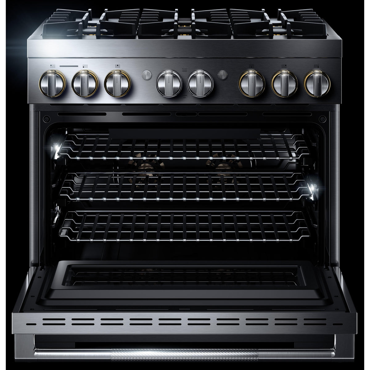 JennAir Rise 36-inch Professional-Style Dual-Fuel Range JDRP436HL IMAGE 2
