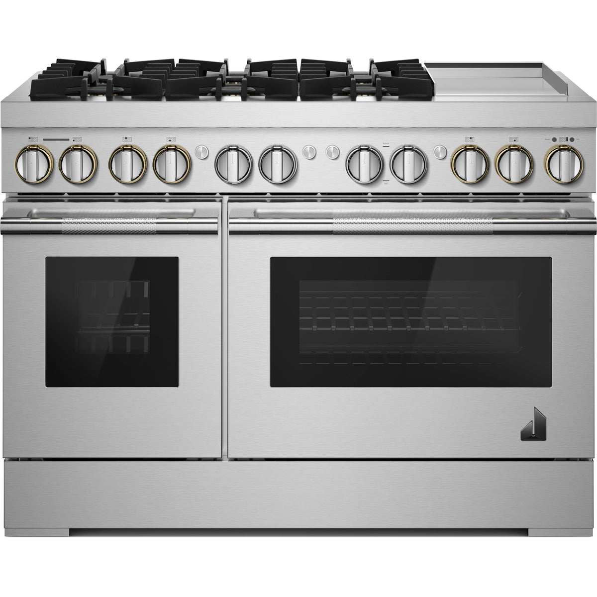 JennAir Rise 48-inch Professional-Style Dual-Fuel Range with Chrome-Infused Griddle JDRP548HL IMAGE 1
