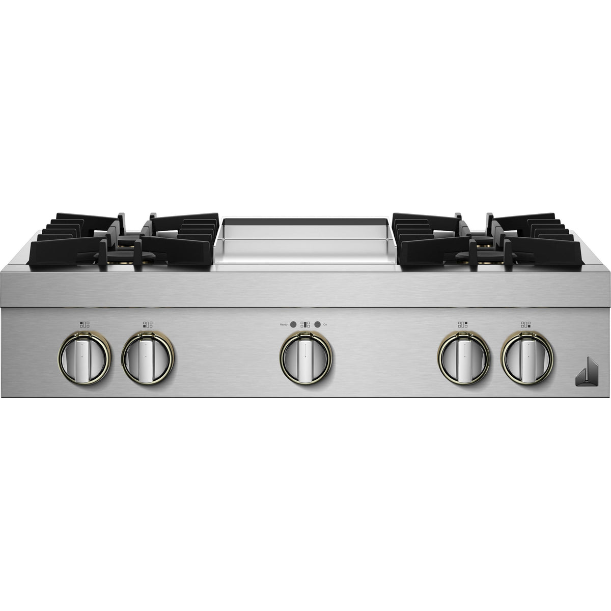 JennAir Rise 36-inch Gas Rangetop with Chrome-Infused Griddle JGCP536HL IMAGE 1