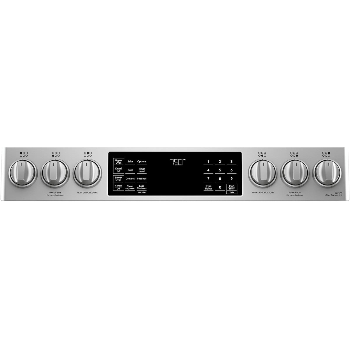 Café 30-inch Slide-in Gas Double Oven Range with Convection Technology CCGS750P2MS1 IMAGE 8