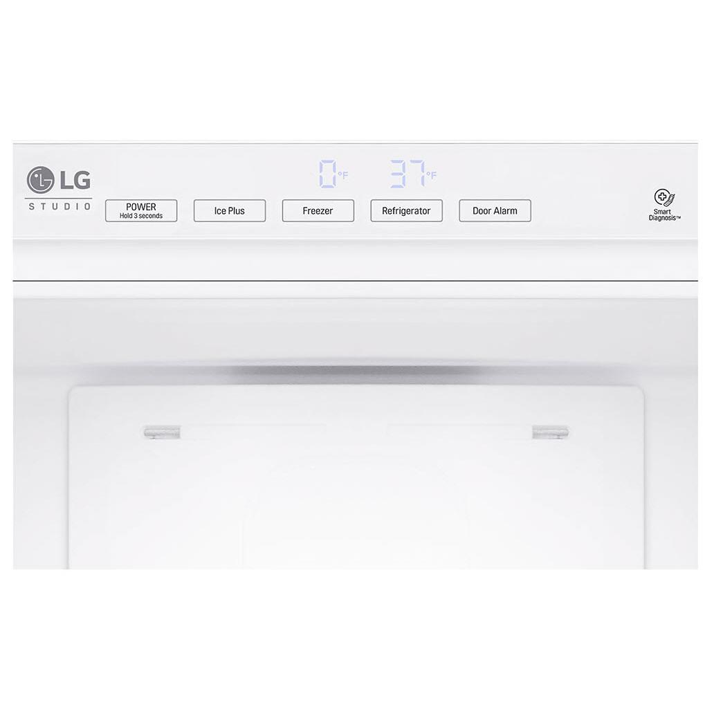 LG STUDIO 22-inch, 9 cu.ft. Counter-Depth Bottom Freezer with SmartDiagnosis® LSBNC1021P IMAGE 6