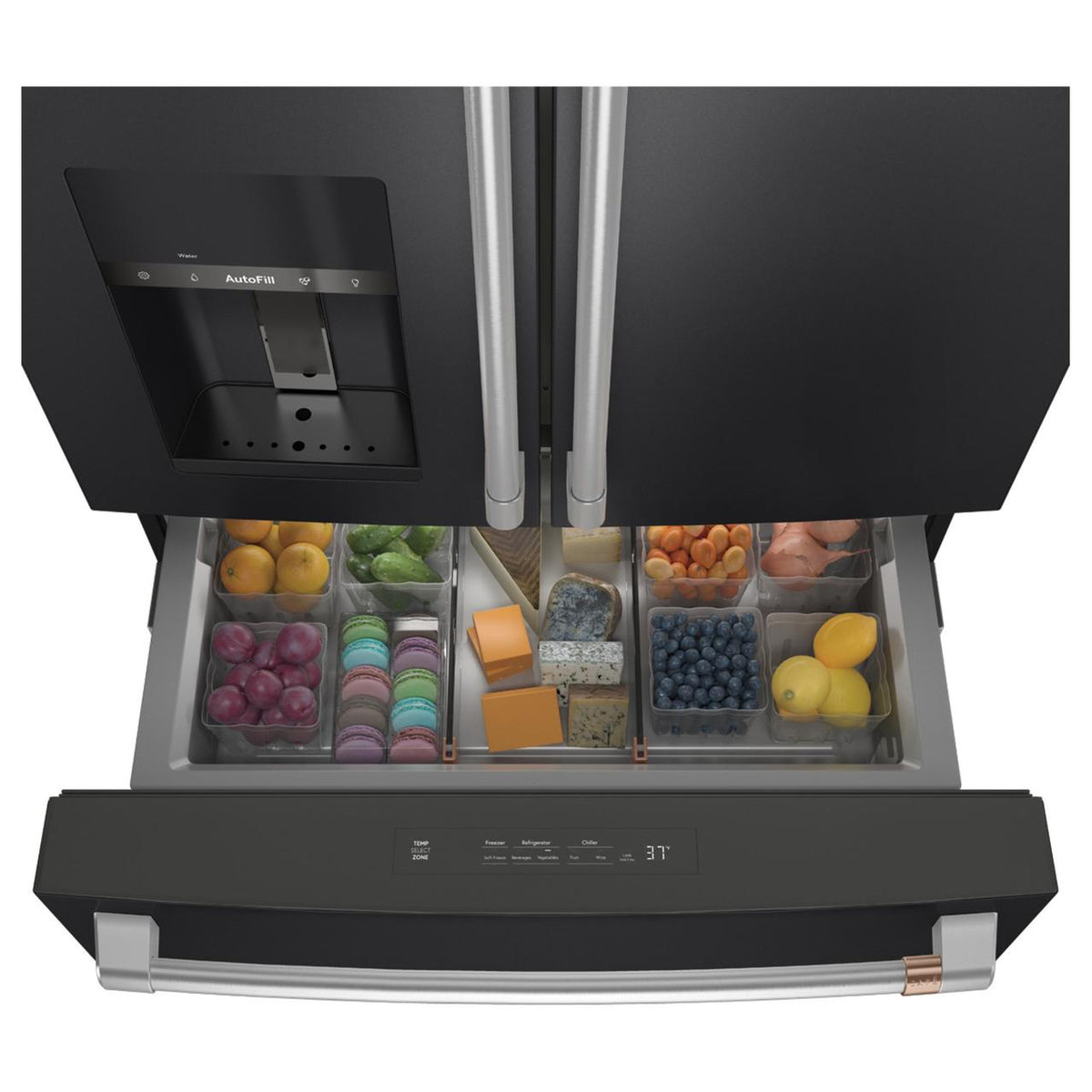 Café 36-inch 27.6 cu. ft. French 4-Door Refrigerator CVE28DP3ND1 IMAGE 9