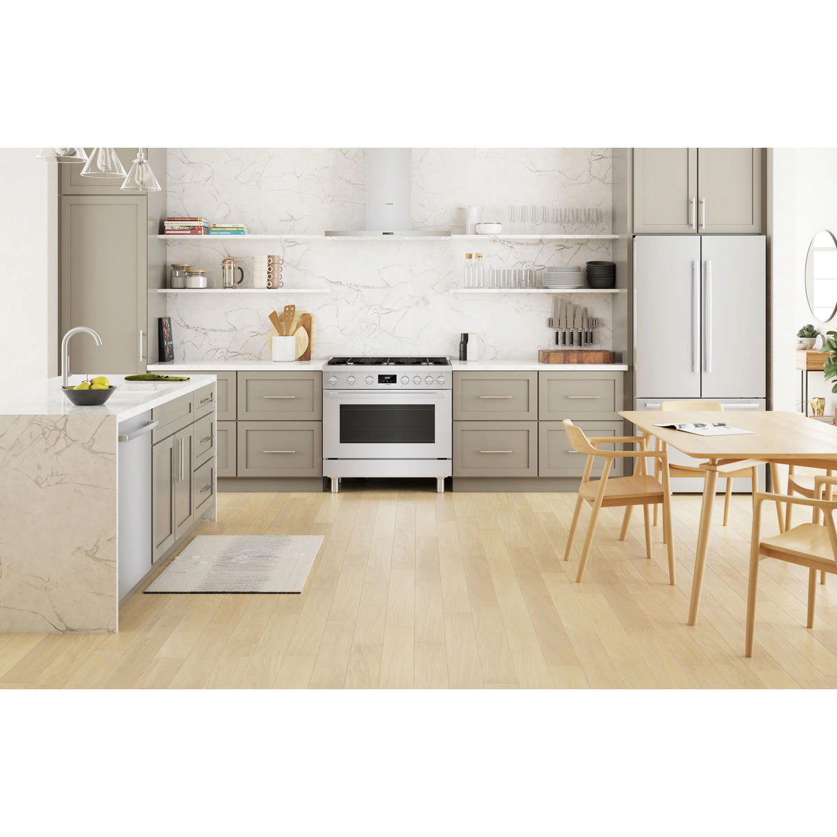Bosch 36-inch Freestanding Gas Range with Convection Technology HGS8655UC IMAGE 20