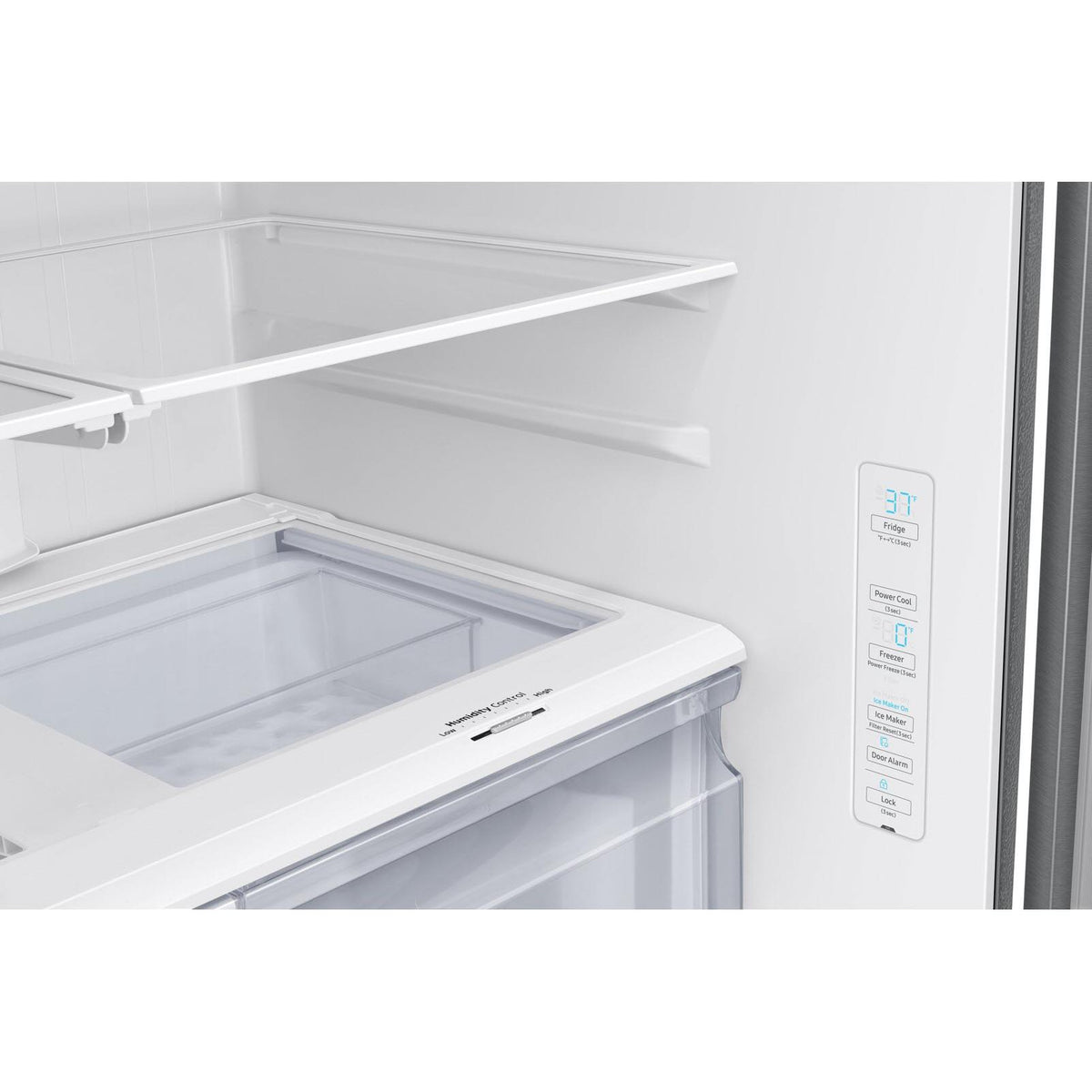 Samsung 36-inch, 28.2 cu.ft. Freestanding French 3-Door Refrigerator with Space Max™ Technology RF28T5A01SR/AA IMAGE 10
