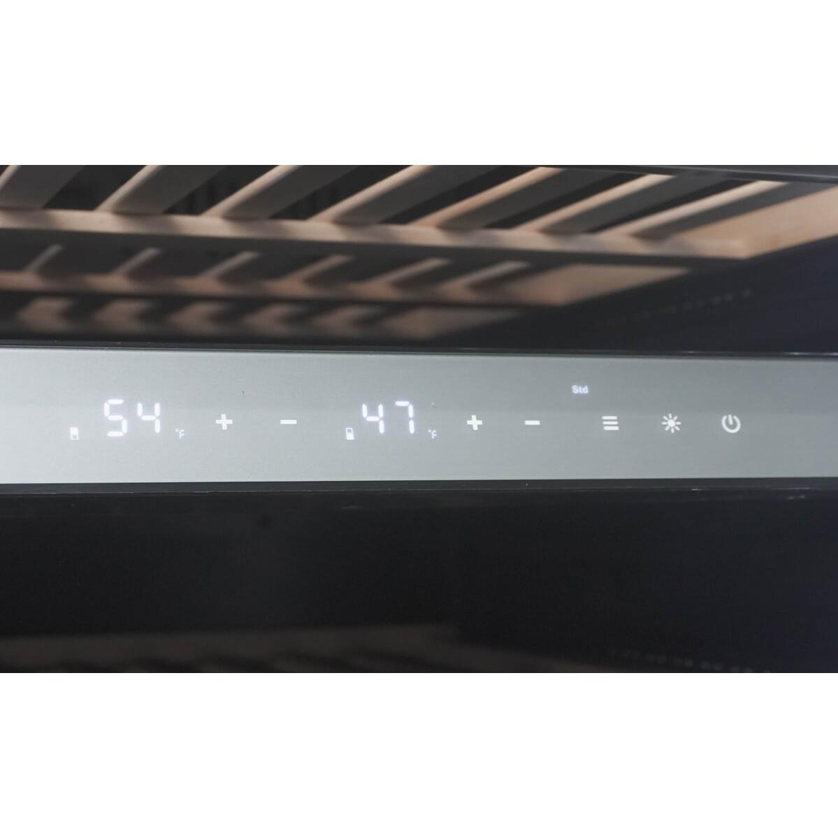 Silhouette 129-Bottle Professional Series Wine Cellar with Two Zones SPRWC140D1SS IMAGE 4