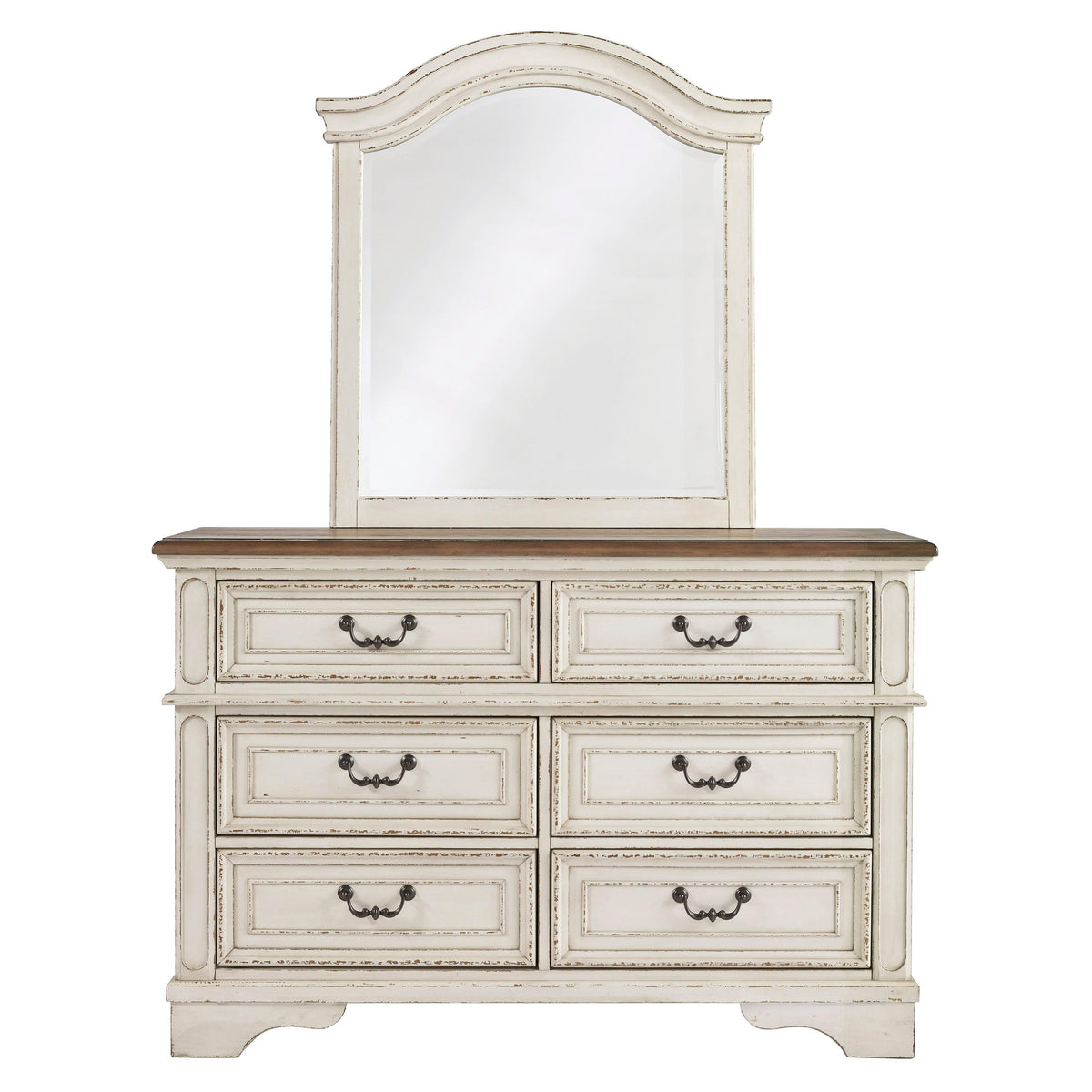 Signature Design by Ashley Realyn B743B12 Dresser and Mirror IMAGE 2