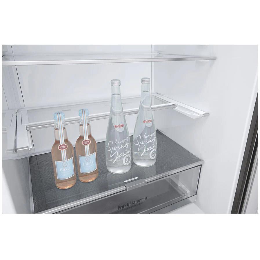 LG 28-inch, 14.7 cu.ft. Counter-Depth Bottom Freezer Refrigerator with Multi-Air Flow Cooling LBNC15251V IMAGE 8