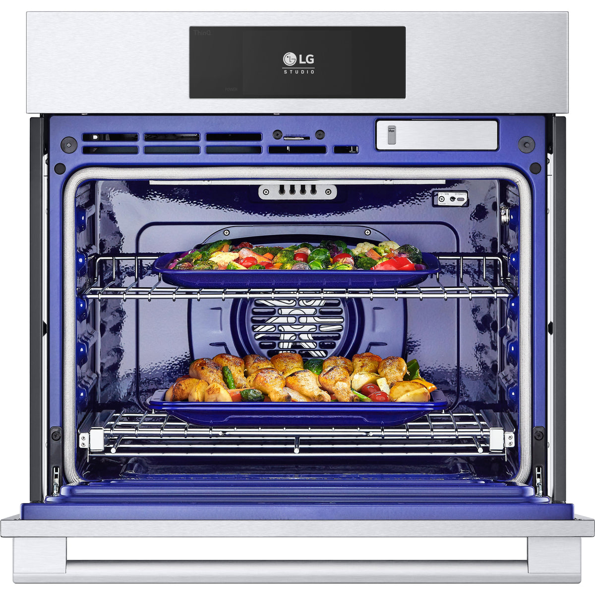 LG STUDIO Studio 30-inch, 4.7 cu.ft. Built-in Single Wall Oven with Convection Technology WSES4728F IMAGE 4