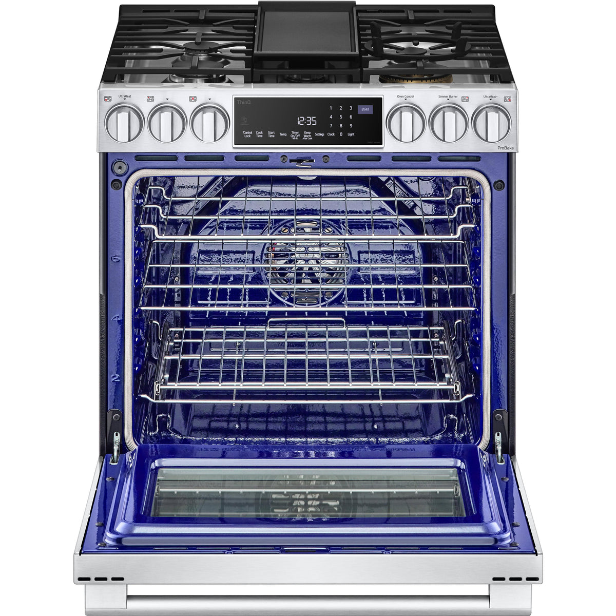 LG STUDIO Studio 30-inch Slide-in Gas Range with Convection Technology LSGS6338F IMAGE 6