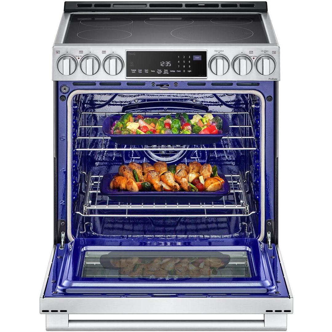 LG STUDIO Studio 30-inch Freestanding Electric Slide-in Range with ProBake Convection ™ Technology LSES6338F IMAGE 5