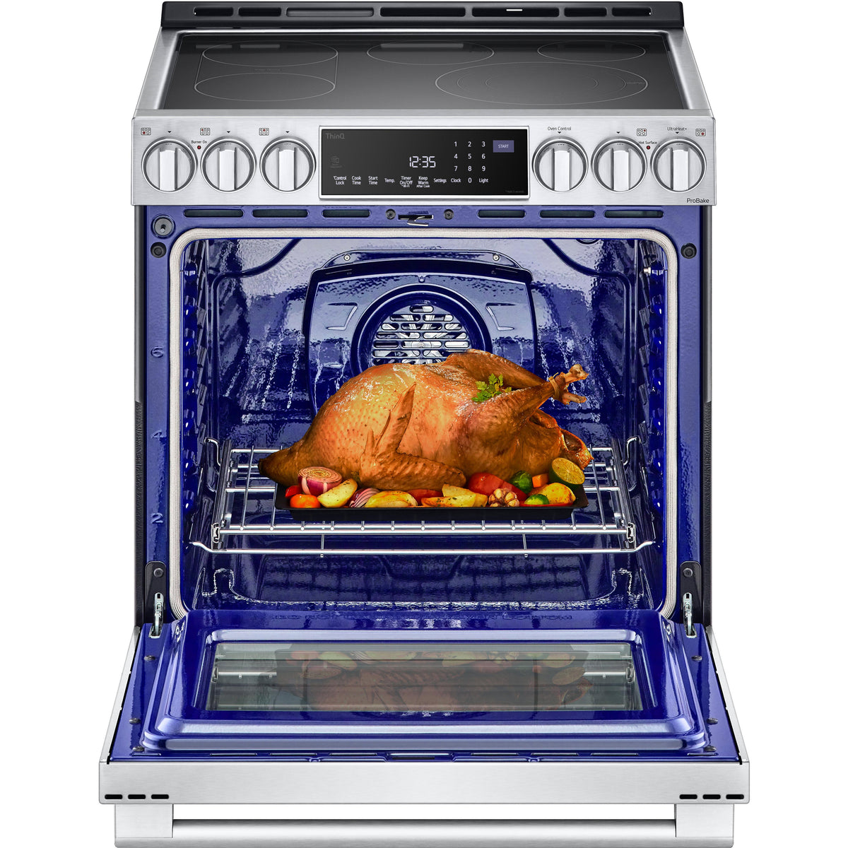 LG STUDIO Studio 30-inch Freestanding Electric Slide-in Range with ProBake Convection ™ Technology LSES6338F IMAGE 6