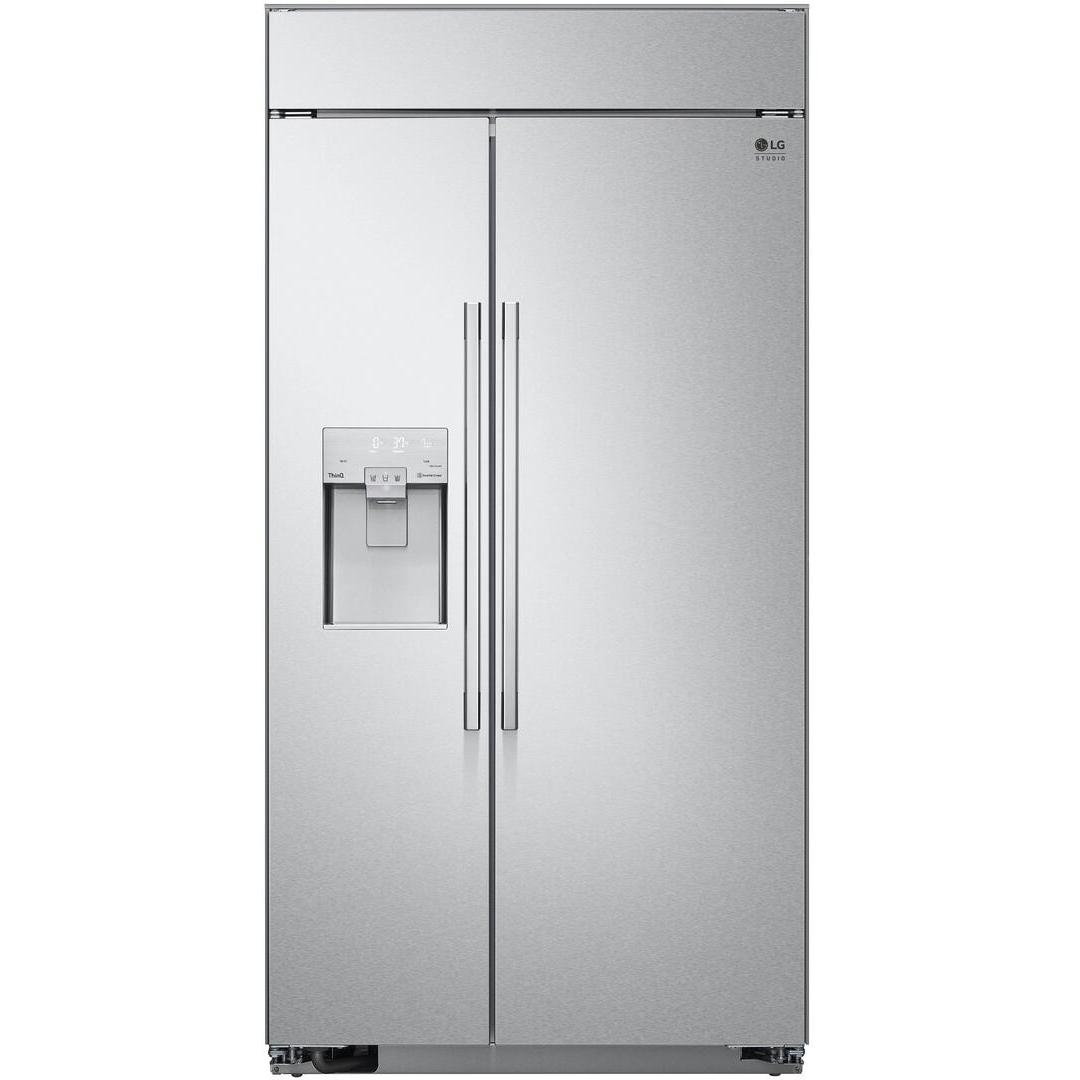 LG STUDIO Studio 42-inch, 25.6 cu.ft. Built-in Side-by-Side Refrigerator with SpacePlus™ Ice System SRSXB2622S IMAGE 1