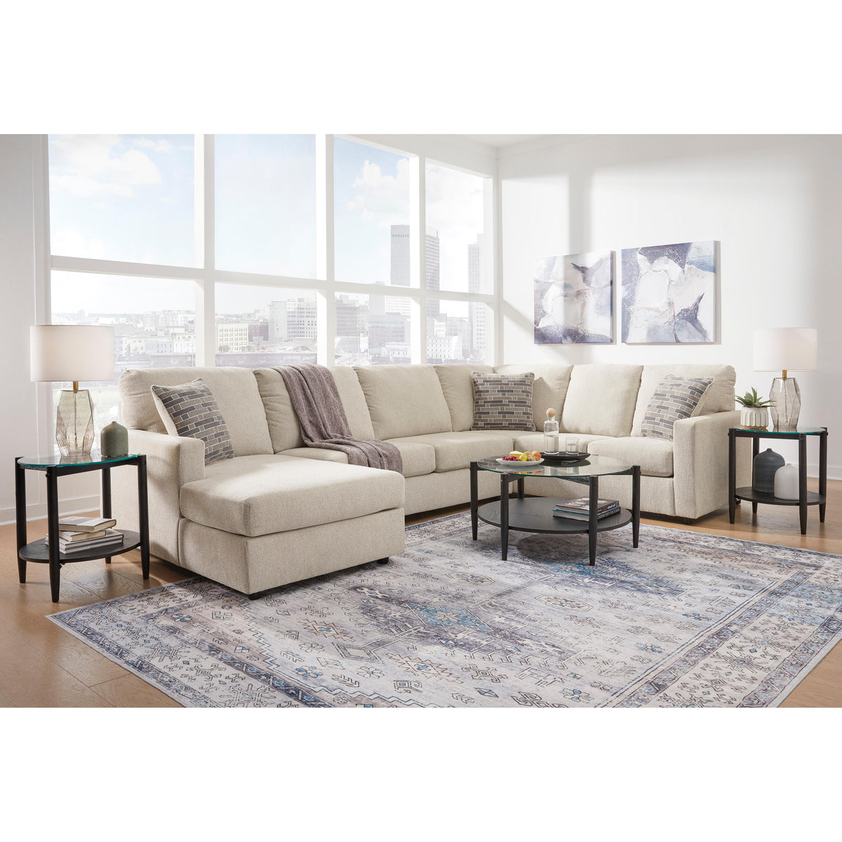 Signature Design by Ashley Edenfield 29004S1 3 pc Sectional with Chaise IMAGE 4