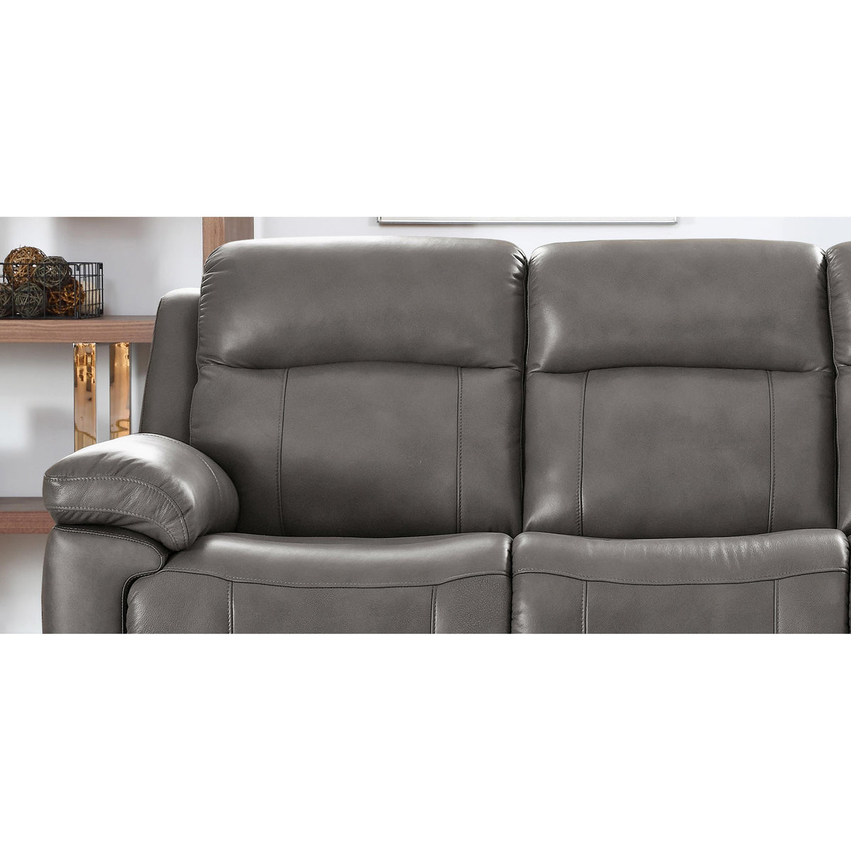 Amax Leather Sydney 6565 Power Reclining Zero Gravity Sofa - Chatham Grey IMAGE 8