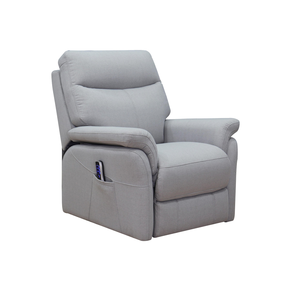 Amax Leather Columbia 6563-10P2L-S008 Dual Motor Lift Recliner - Charcoal IMAGE 2
