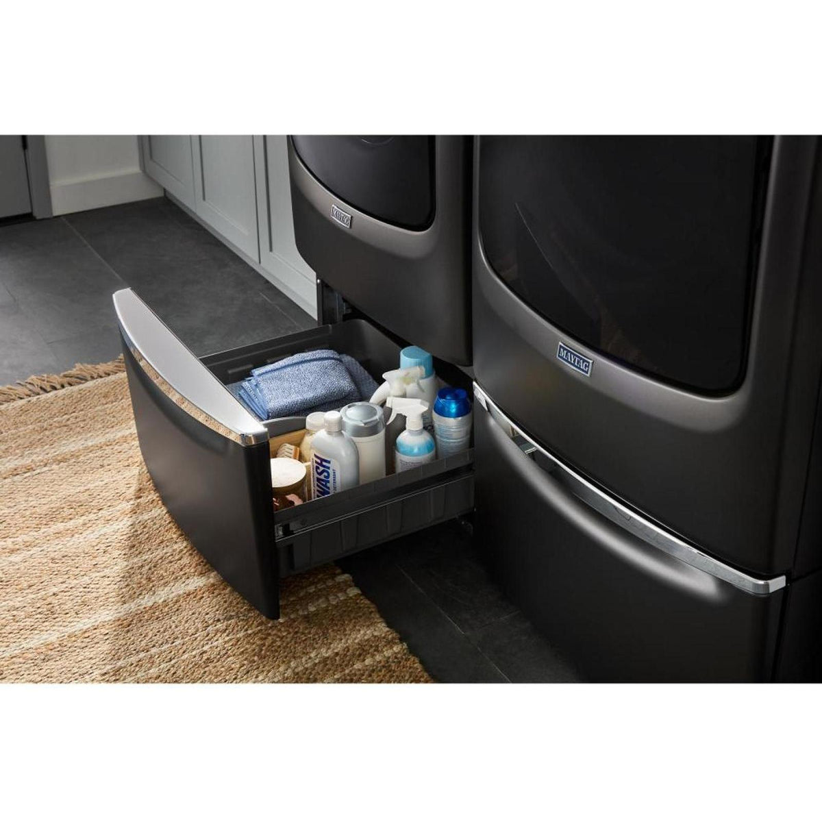 Maytag 27" Laundry Pedestal with Storage Drawer XHPC155MBK IMAGE 5