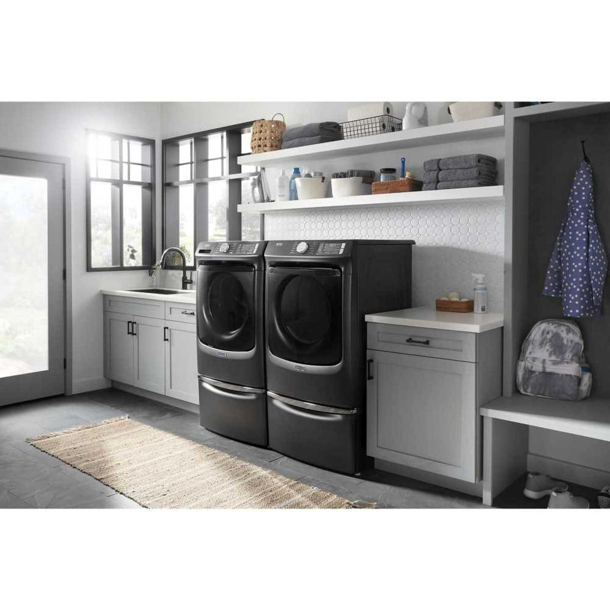 Maytag 27" Laundry Pedestal with Storage Drawer XHPC155MBK IMAGE 7