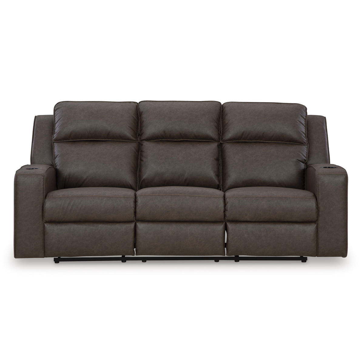 Signature Design by Ashley Lavenhorne 6330689 Reclining Sofa with Drop Down Table IMAGE 3