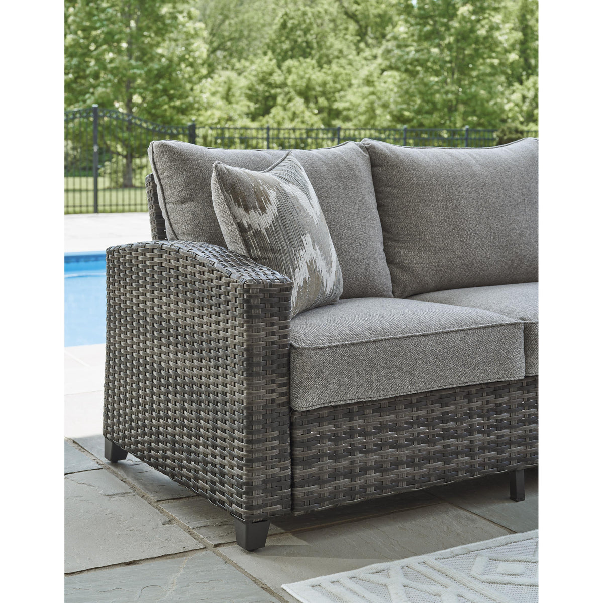 Signature Design by Ashley Oasis Court P335-081 Sofa/Chairs/Table Set IMAGE 12